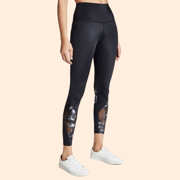 Beyond Yoga Lux Floral Mesh Leggings - Picture 1 of 6